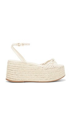 Schutz Livia Sandal in Off White from Revolve.com | Revolve Clothing (Global)