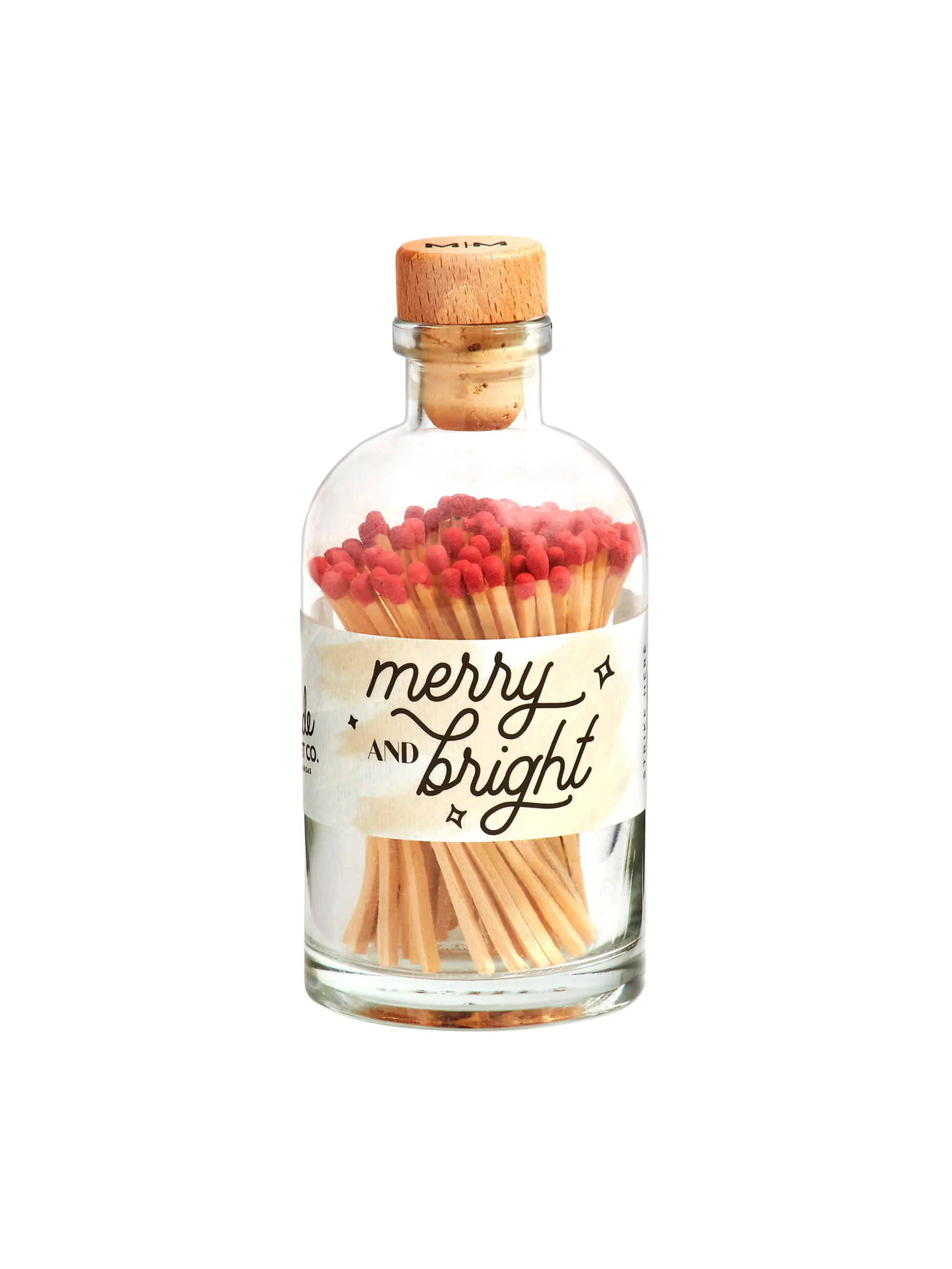 Merry & Bright Red Vintage Apothecary Matches | Weston Table