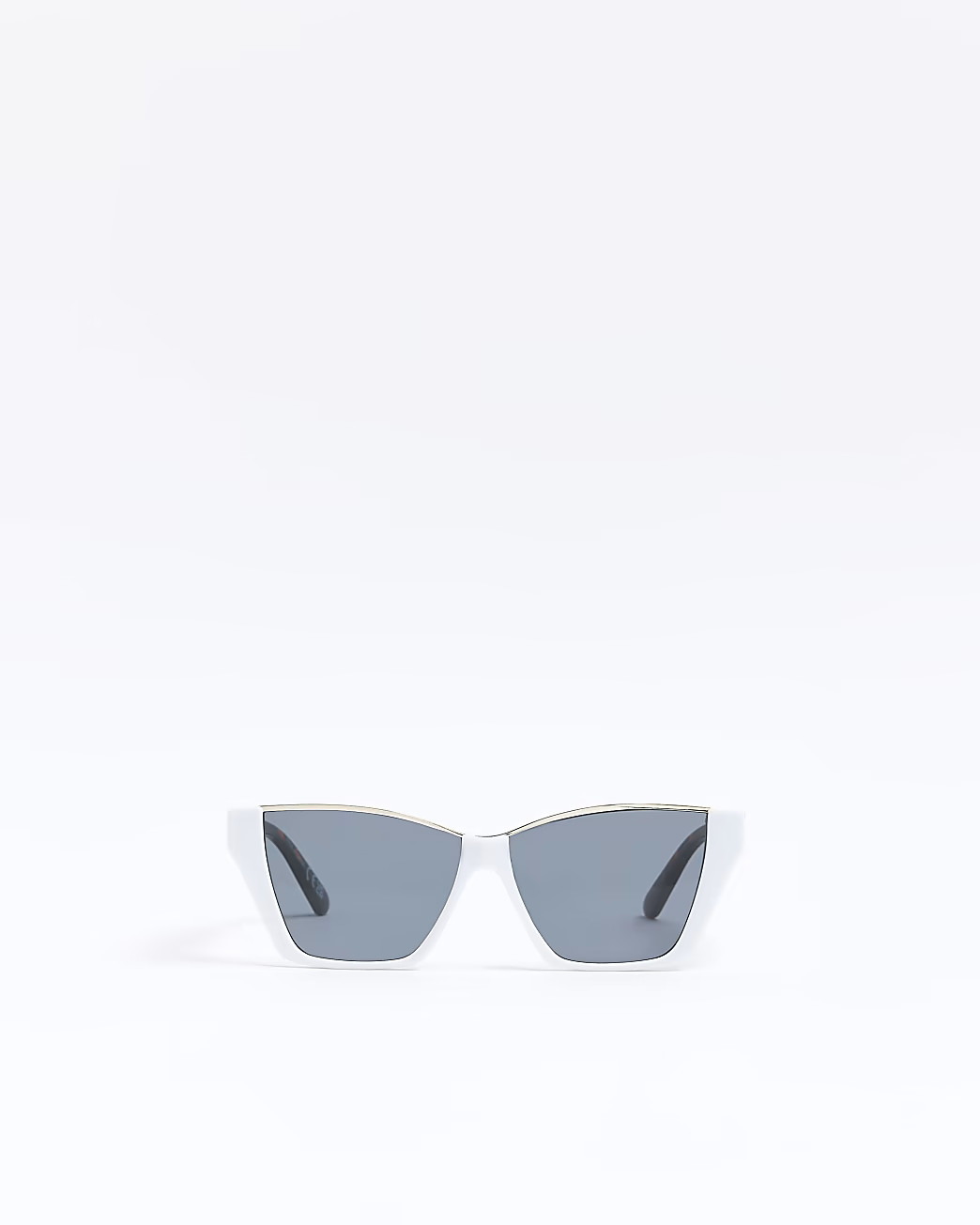 White metal cat eye sunglasses | River Island (UK & IE)