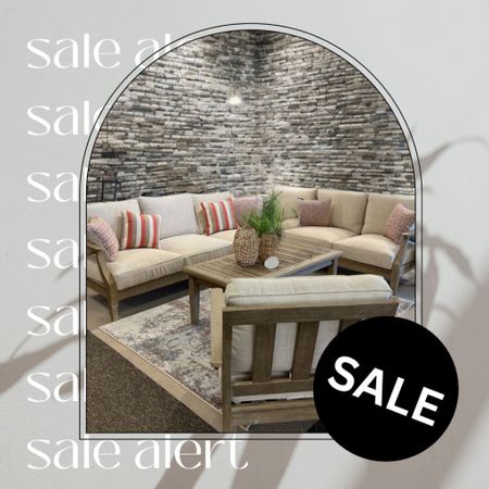 Our outdoor set is on sale right now from Ashley. Buy on Amazon, Walmart or direct. Outdoor seating / outdoor couches / eucalyptus wood patio

#LTKsalealert #LTKSeasonal #LTKhome