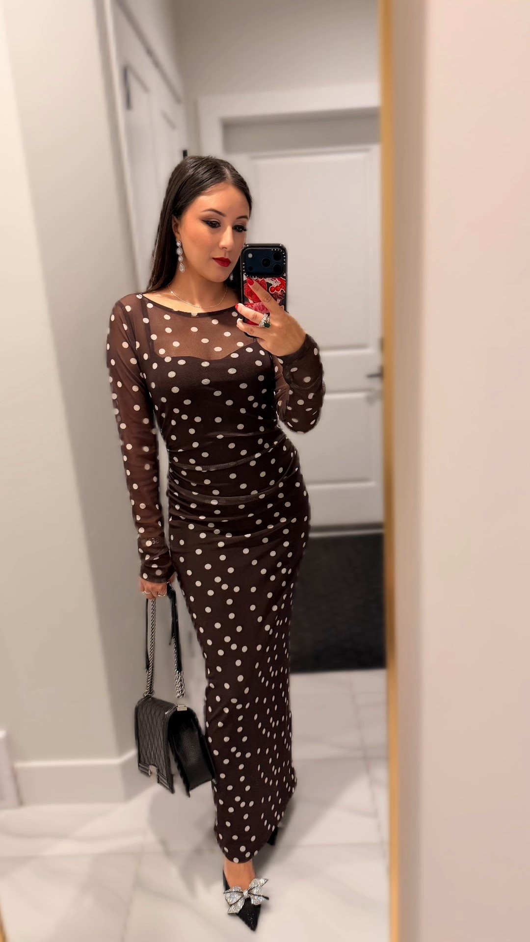 @Dynamite Clothing 
Date night polka dots 
Birthday party outfit 
Wearing small 
Happy shopping 🛍️ 

#LTKdatenight #LTKshoes #LTKpartywear