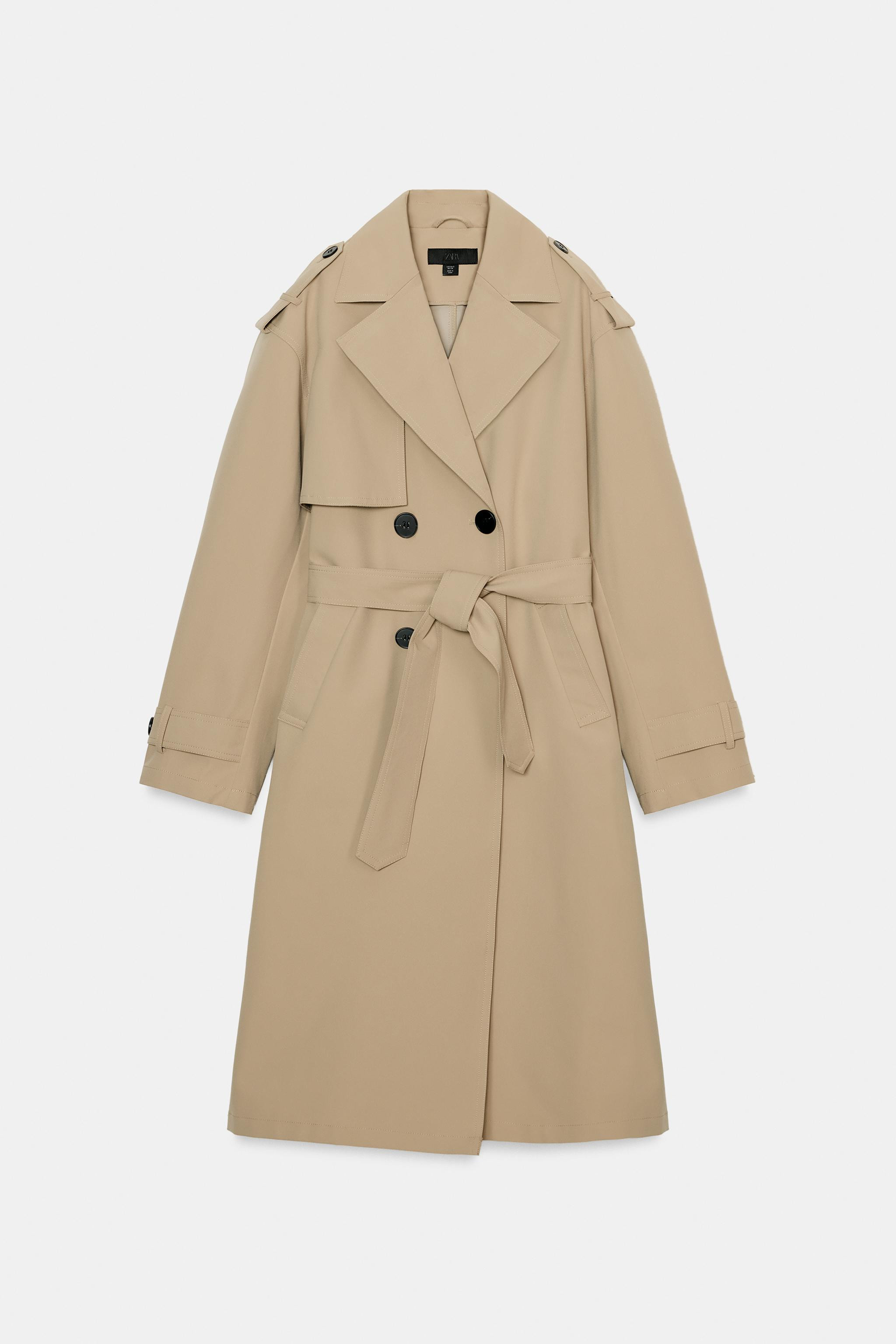 LONG TRENCH COAT WITH BELT | Zara UK