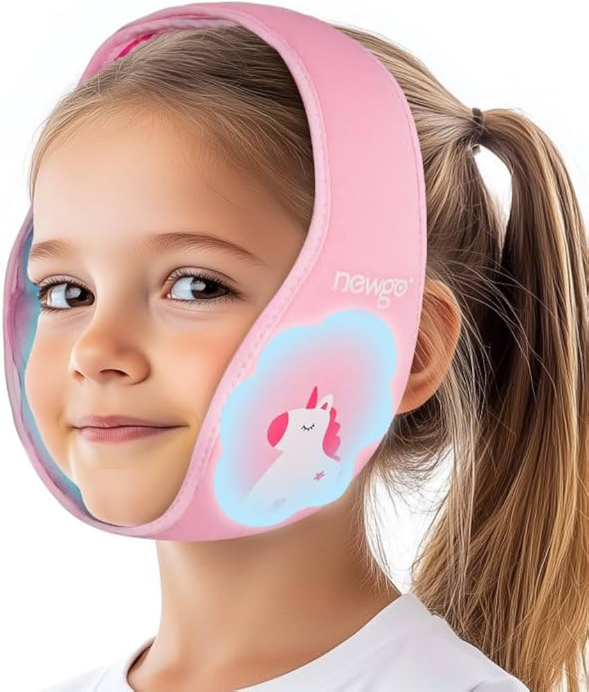 NEWGO Wisdom Teeth Ice Pack for Kids, Cute Face Ice Pack Wrap for Kids Tonsil Surgery, Cavities, ... | Amazon (US)