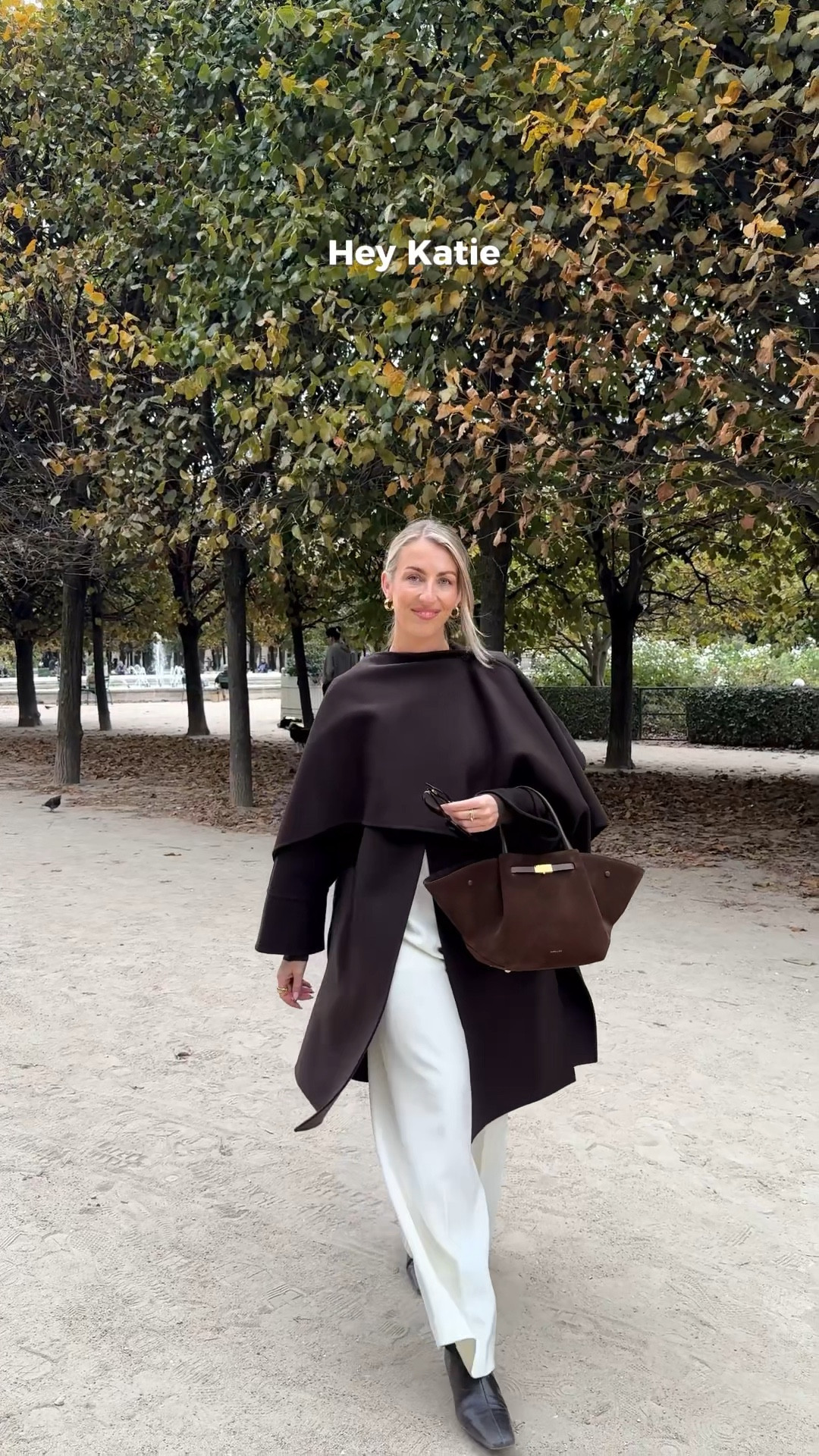 A little walk & talk in my new ARKET wool cape coat 🤎 I wear a size 36 and a size 8 in the Lily Silk trousers 

#LTKwinter #LTKstyletip #LTKautumn