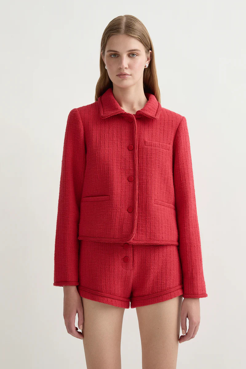 JACQUELINE JACKET - SCARLET | POSSE (Australia & New Zealand)