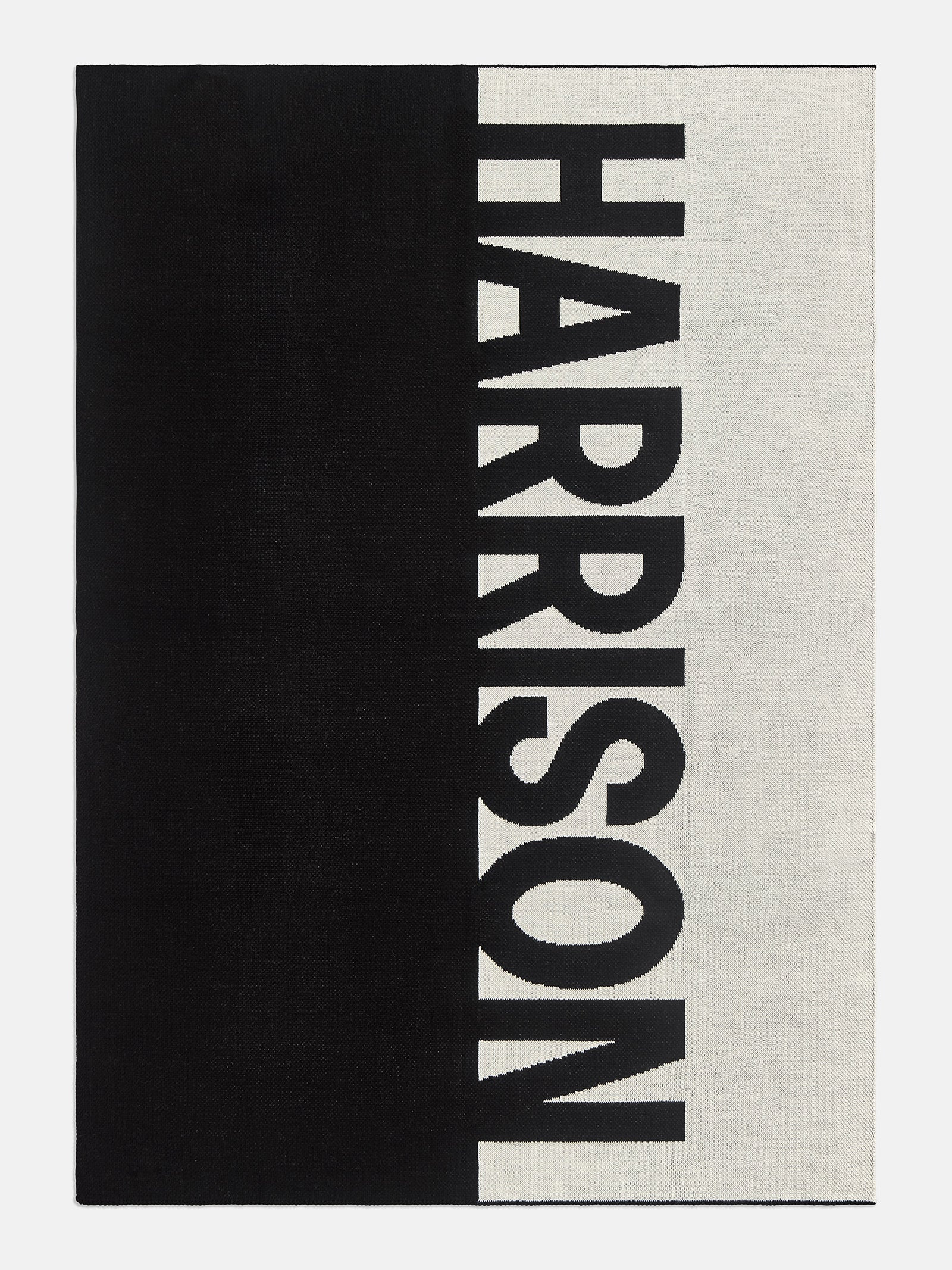 Down The Line Custom Blanket - Black/White | BaubleBar (US)