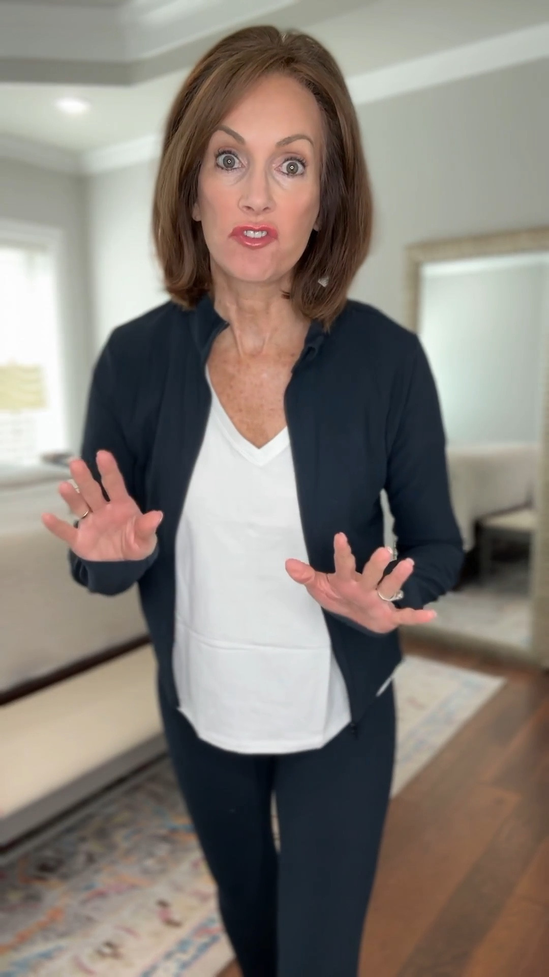 LTK spring sale with Spanx

These leggings and jacket are buttery soft! 

Leggings - L
Jacket - XL

Tee - Large Tall exchanging for a medium tall. 

To get discount code…tap the product and copy code then apply at checkout  

#LTKStyleTip #LTKActive #LTKSpringSale