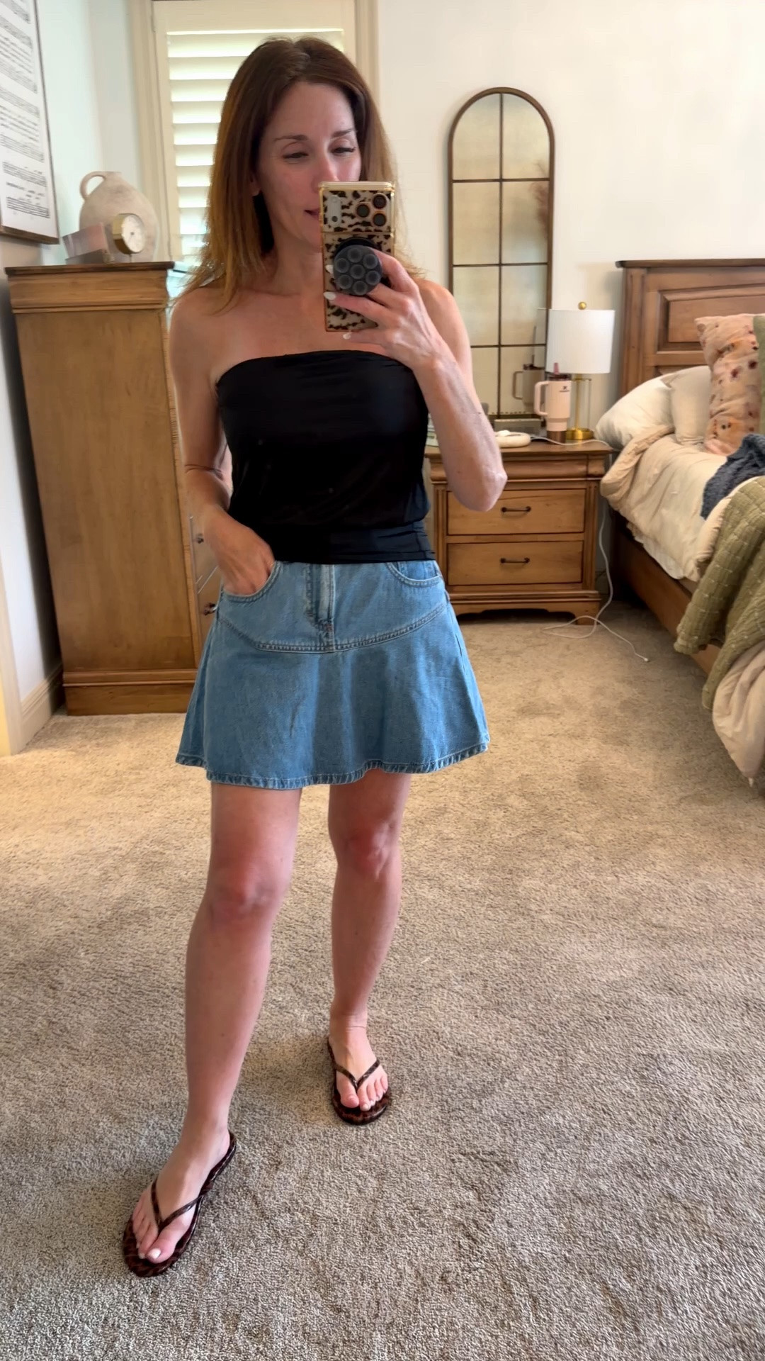 Simple summer looks are my favorite. ☀️🖤

This little denim skort and black tube top combo is comfortable, flattering, and so easy to throw on for date night, errands, or a casual summer evening.

I’ve linked everything I’m wearing over on my LTK so you can shop the look if you love it too! 🤍

What’s your go-to summer outfit:
☀️ Denim shorts
👗 Sundress
👖 Jeans & a tank
💙 Skort

Tell me below! 👇

#LTKootd #LTKPetite #LTKOver40