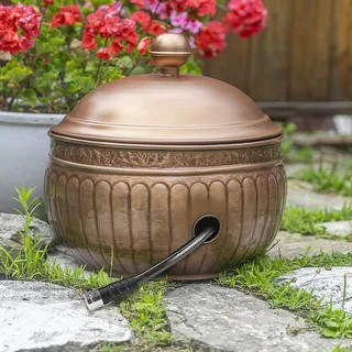 La Jolla Hose Pot with Lid - Copper Finish - Bed Bath & Beyond - 25070572 | Bed Bath & Beyond