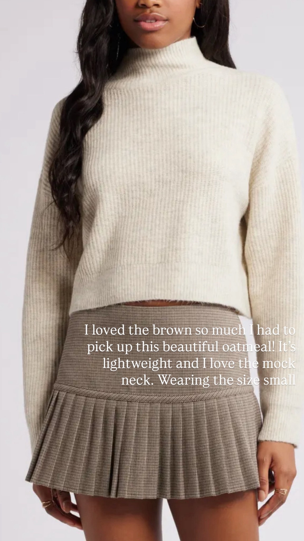 I’m just shy of 5-7” wearing the size small #stylinbyaylin #aylin #sweater #mockneck 

#LTKFindsUnder50 #LTKFindsUnder100