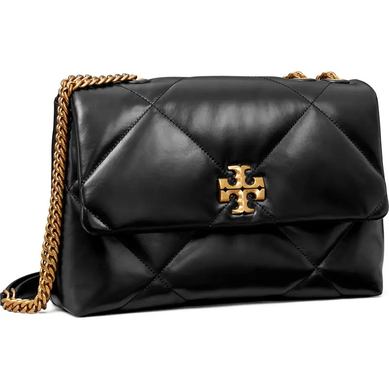 Tory Burch Kira Diamond Quilted Leather Convertible Shoulder Bag in Blanc at Nordstrom | Nordstrom
