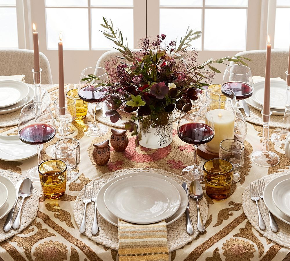 Sherbourne Wood Base Hurricane | Pottery Barn (US)