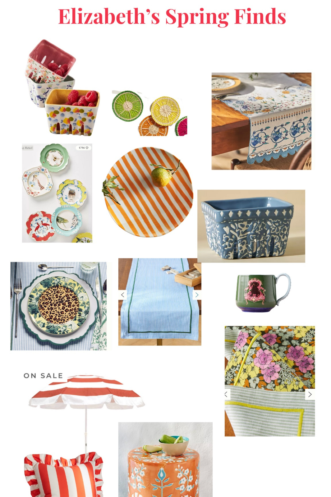 Spring finds for outdoor entertaining so many cute lunches and dinner parties coming soon 

#LTKparties #LTKhome #LTKfindsunder50