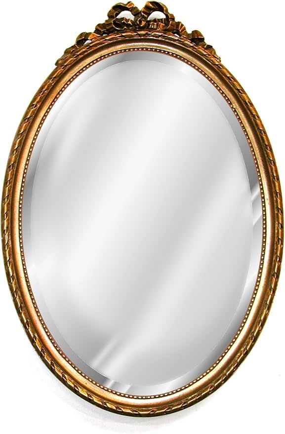 Hickory Manor House 5065AG Oval W/Bow Mirror/Antique Gold | Amazon (US)