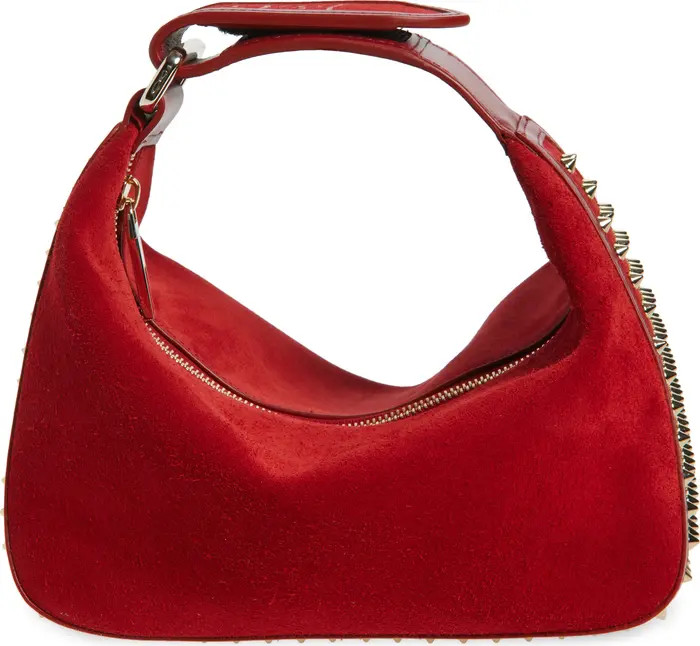 Funky Empire Spike Dopp Leather Top Handle Pouch | Nordstrom