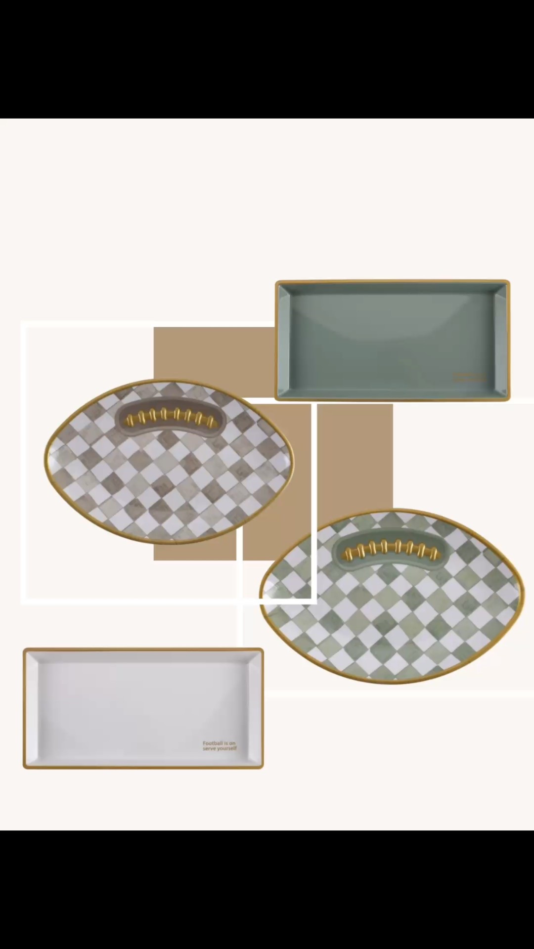 Football checkered platter + party supplies for game day, tailgates & football birthdays. Easy hosting must-haves! 🏈

Cook with color checkered football platter 

Football party
Football appetizers 

#LTKFamily #LTKParties #LTKHome