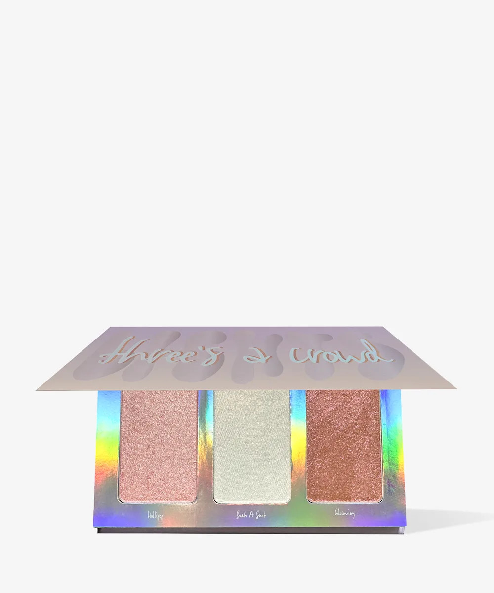 Hollipop Three's A Crowd Highlighter Palette | Beauty Bay