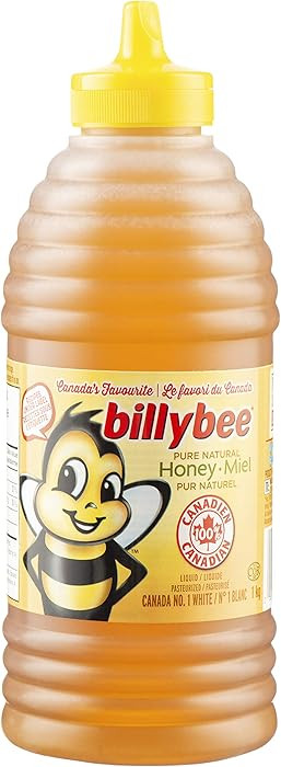 Billy Bee Pure Natural Honey, Squeeze, Liquid, Pasteurized, Canada No. 01 White, 100% Canadian, P... | Amazon (CA)