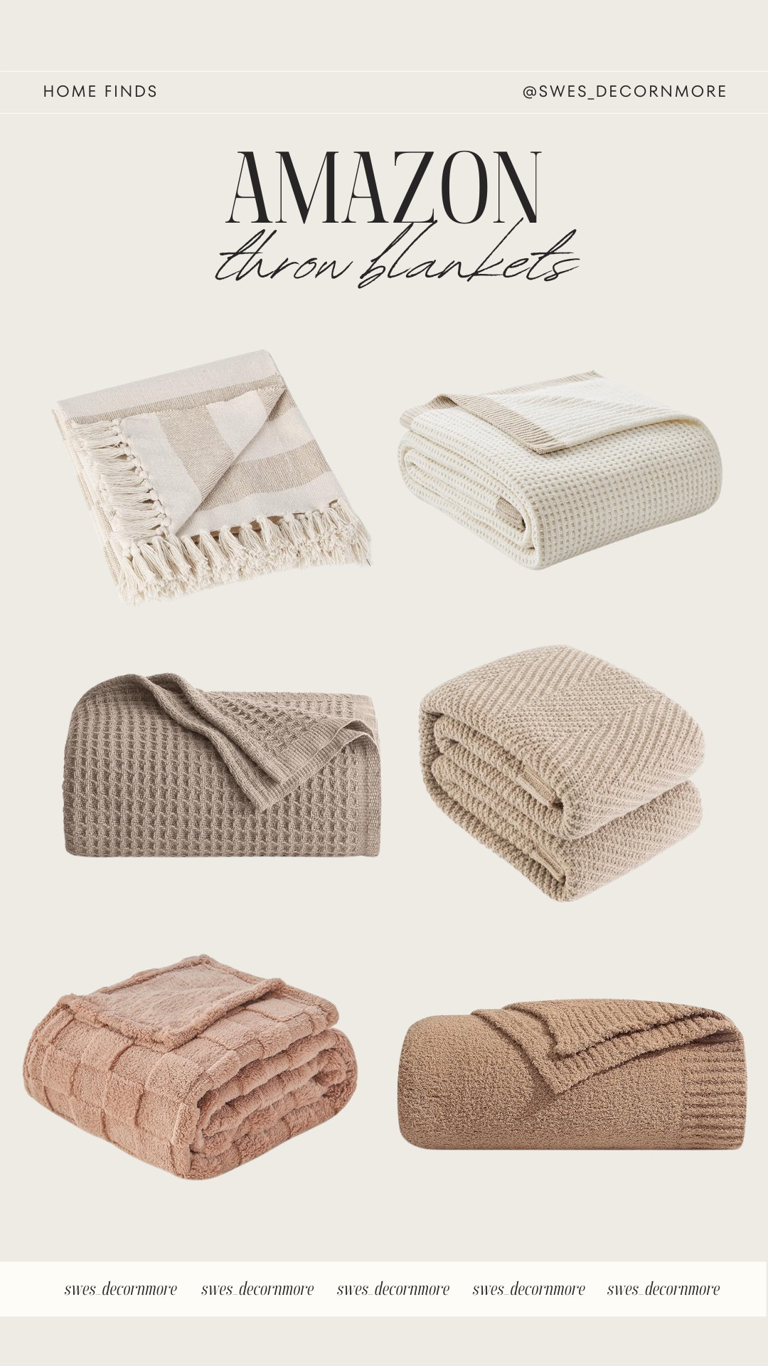 Cozy up with Amazon’s must-have throw blankets! Affordable, stylish, and oh-so-snuggly, they’re perfect for layering on your couch or bed.

#LTKHome #LTKStyleTip