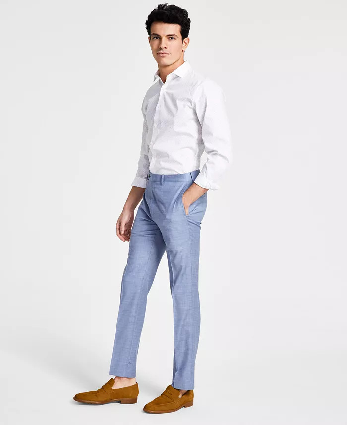 Men's Slim-Fit Stretch Suit Pants | Macy's