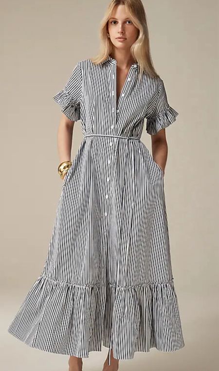 Amelia maxi shirtdress in stripe cotton poplin
Now $99.50, from $168.00 (41% Off)
DRESS EVENT. 40% OFF.

#LTKover40 #LTKfindsunder100 #LTKsalealert