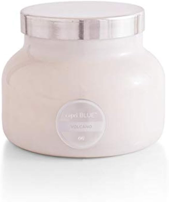 Capri Blue Scented Candle - Cotton Wick - Luxury Aromatherapy Candle - 19 Oz - Volcano - White | Amazon (US)