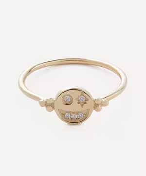 14ct Gold Moody Diamond Ring | Liberty London (UK)