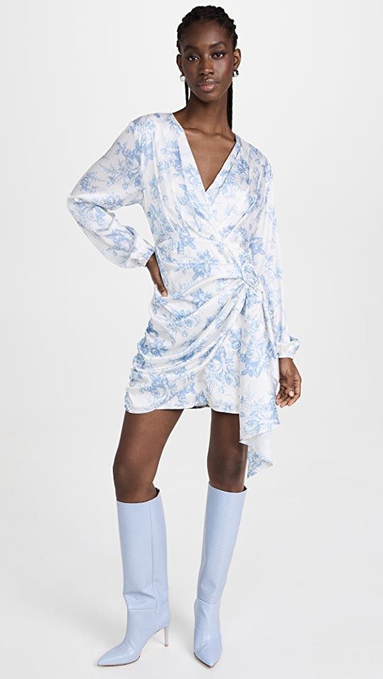 Long Sleeve Wrap Mini Dress | Shopbop