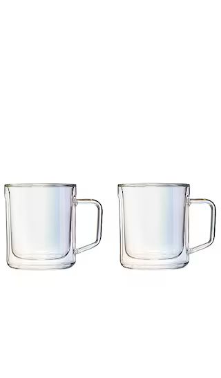 Glass Mug 12oz Double Pack in Prism | Revolve Clothing (Global)