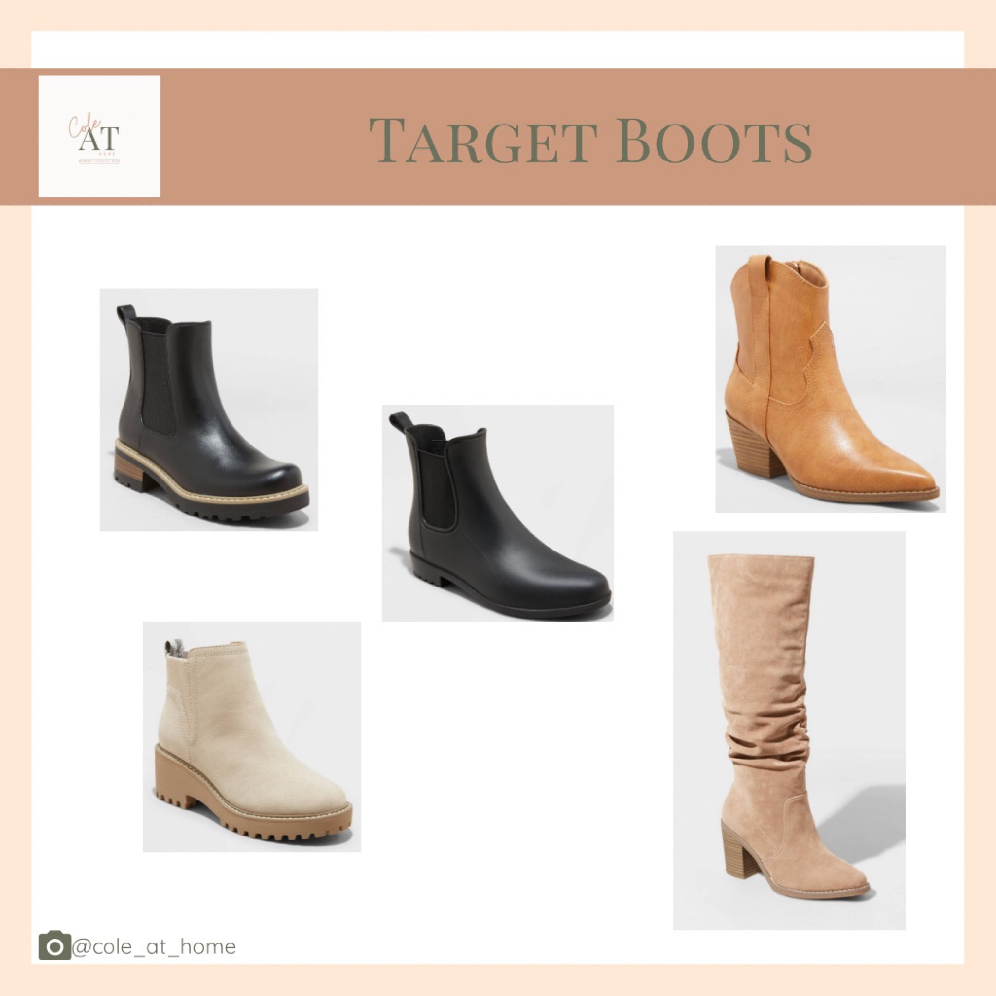 Target new boots 

#LTKshoecrush #LTKstyletip #LTKunder50