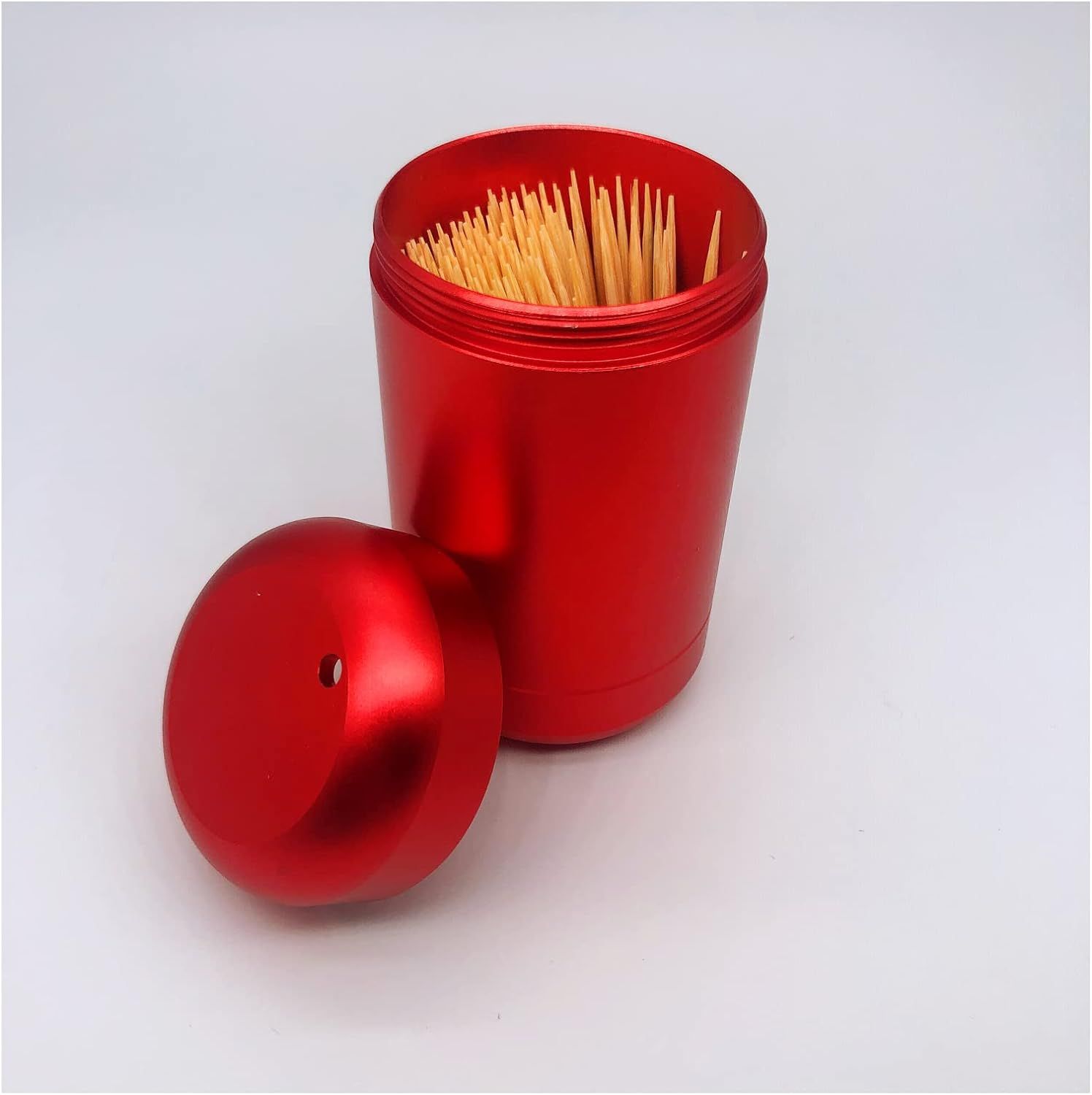 YQLKD Metal Portable Toothpick Holder Dispenser Toothpick Storage Container Unique Home Design De... | Amazon (US)