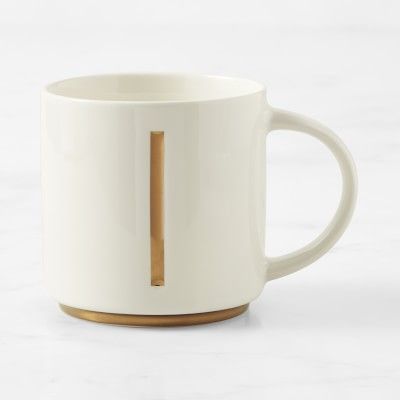 Gold Monogram Mug | Williams-Sonoma
