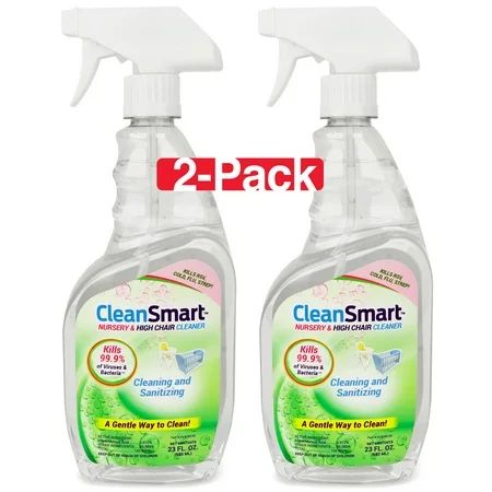 CleanSmart 23 oz Nursery & High Chair Cleaner,2-pack | Walmart (US)