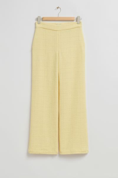 Slim-Fit Tweed Trousers | H&M (DE, AT, CH, NL, FI)