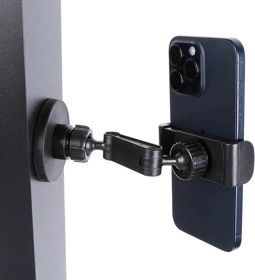 Gym Magnetic Phone Holder Mount Attach to Metal Surface, 360° Rotatable Heavy Duty Magnet Phone ... | Amazon (US)