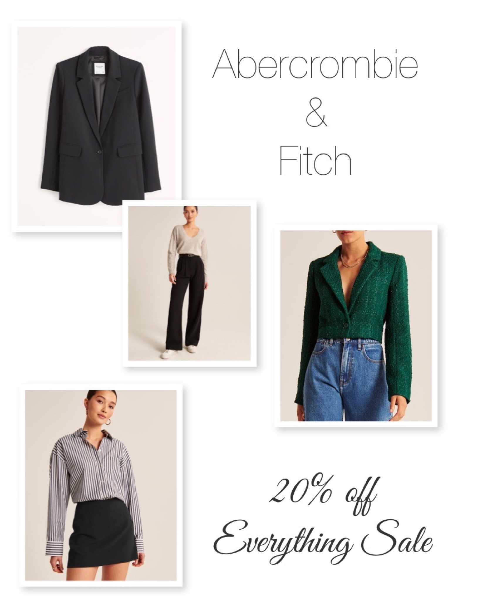 Some of Jannas favorites from the Abercrombie & Fitch sale!

#LTKHoliday #LTKGiftGuide #LTKsalealert