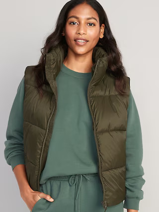 Water-Resistant Quilted Puffer Vest for Women | Old Navy (US)