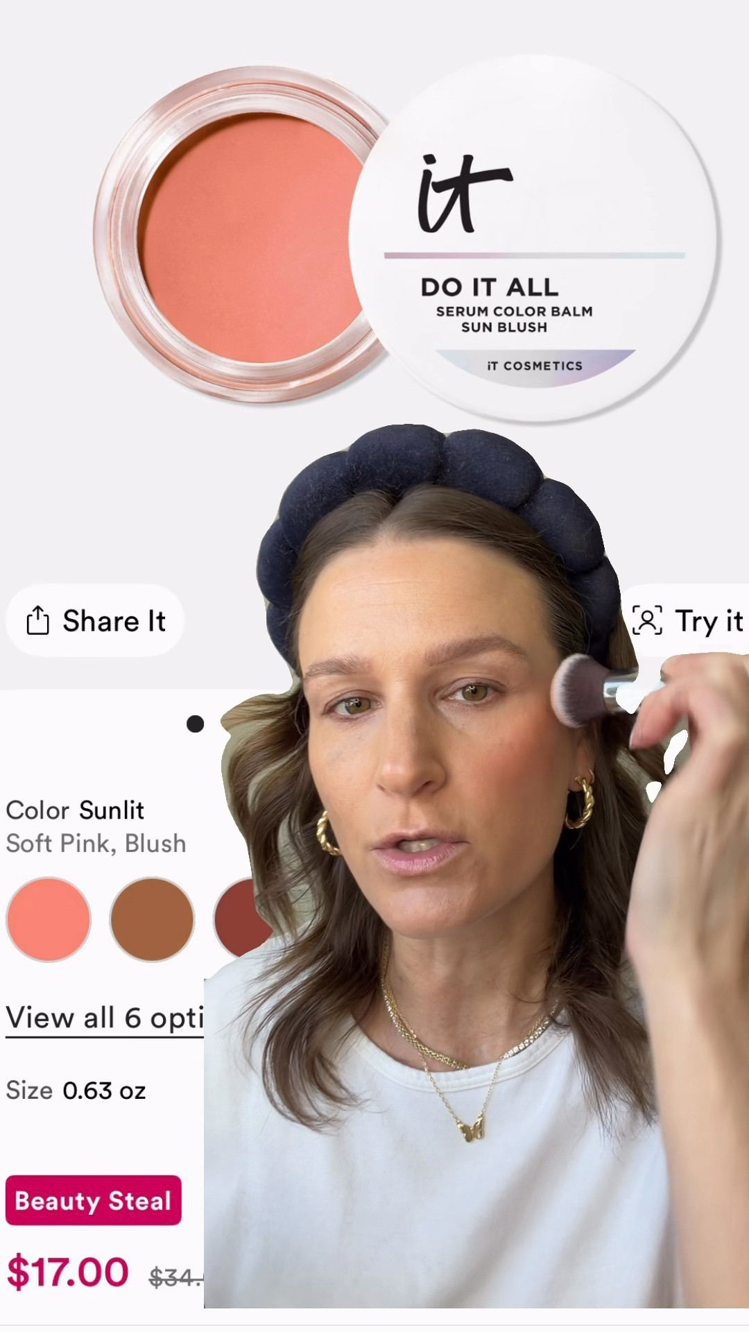 It’s day 5 of Ulta Beauty’s 21 day of beauty sale and today’s a good one! Love these Do It All Sun Blushes from It Cosmetics, and the Forst Aid Beauty Radiace Pads are great for exfoliating.

#LTKOver40 #LTKSaleAlert #LTKBeauty