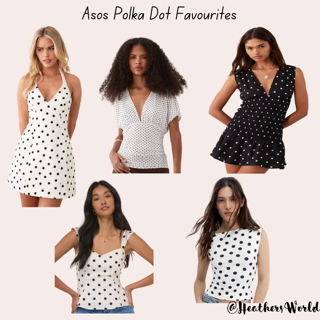 Asos Polka Dot Favourites! 

Polka dot's are back in trend and Asos has so many cute bits 

#asos #polkadot #outfitinspo  

 #LTKuk #LTKspring #LTKstyletip