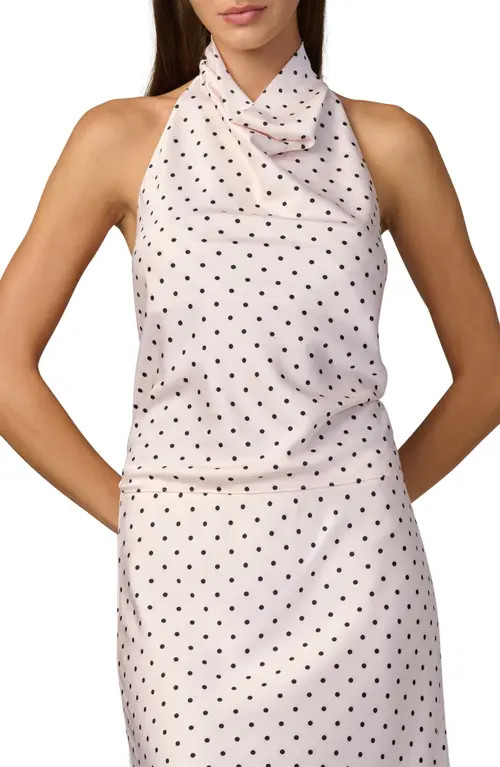 Joe's The Ines Halter Top in Ecru Polka Dot at Nordstrom, Size Large | Nordstrom