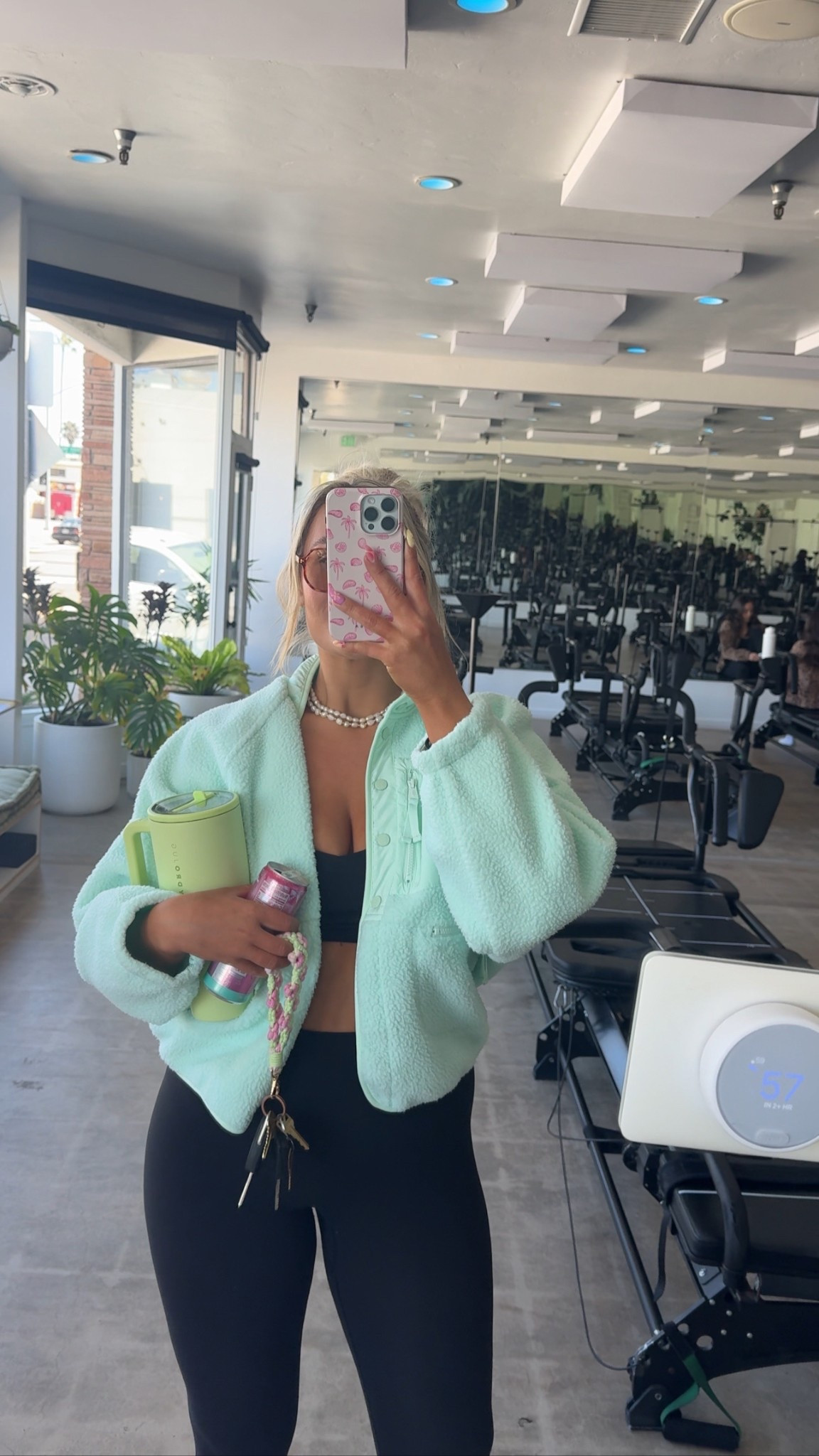 medium in jacket & leggings 
large in sports bra 💘🧚🏻‍♀️

#LTKActive #LTKSeasonal #LTKMidsize