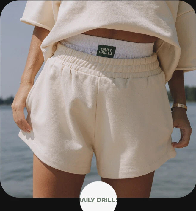 NWT  Daily Drills Women SUPER SHORT WITH BOXER SAND Workout Gym Yoga Solid M/L | eBay US