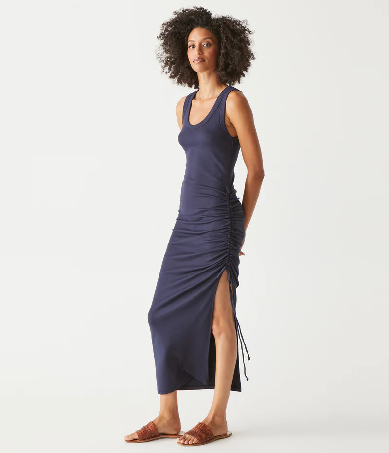 Marine Ribbed Maxi Dress | MichaelStars.com
