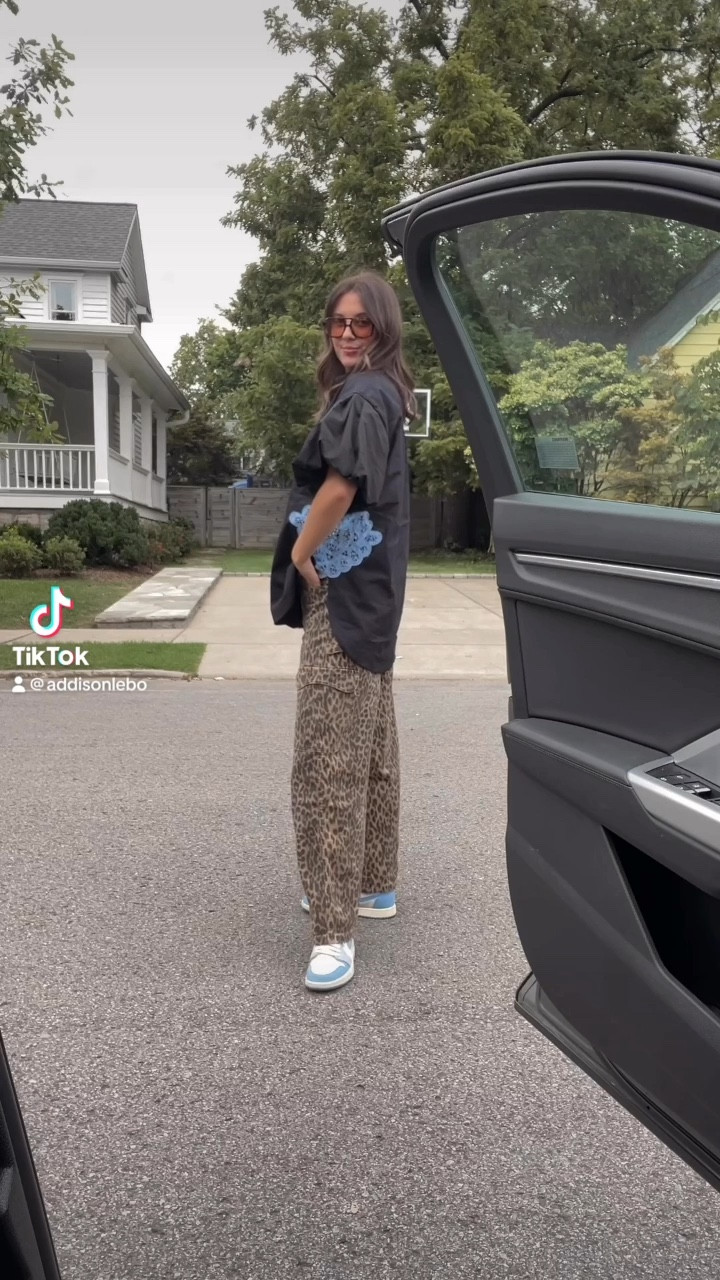 leopard print everything!! 
Pants: damson madder 

#LTKVideo #LTKstyletip