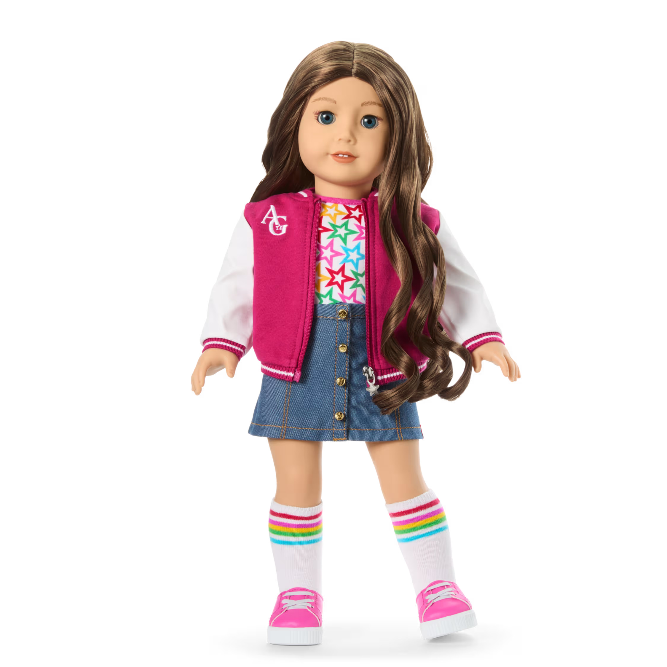 Truly Me™ 18-inch Doll #126 with wavy brown hair | American Girl® | American Girl