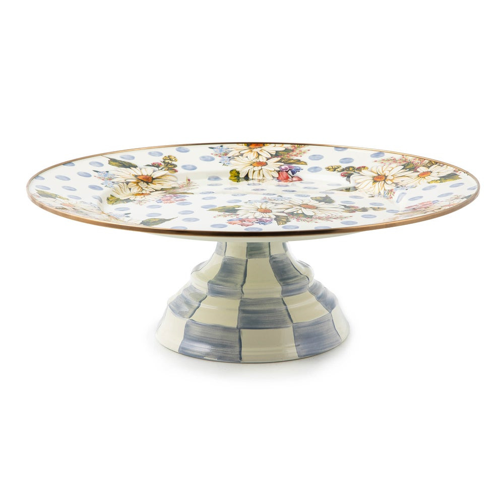Floral Pedestal Platter | MacKenzie-Childs