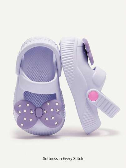 Cozy Pixies Summer Style Cute And Durable EVA Hollow Out Shoes For Baby Girls With Fun Delicate B... | SHEIN