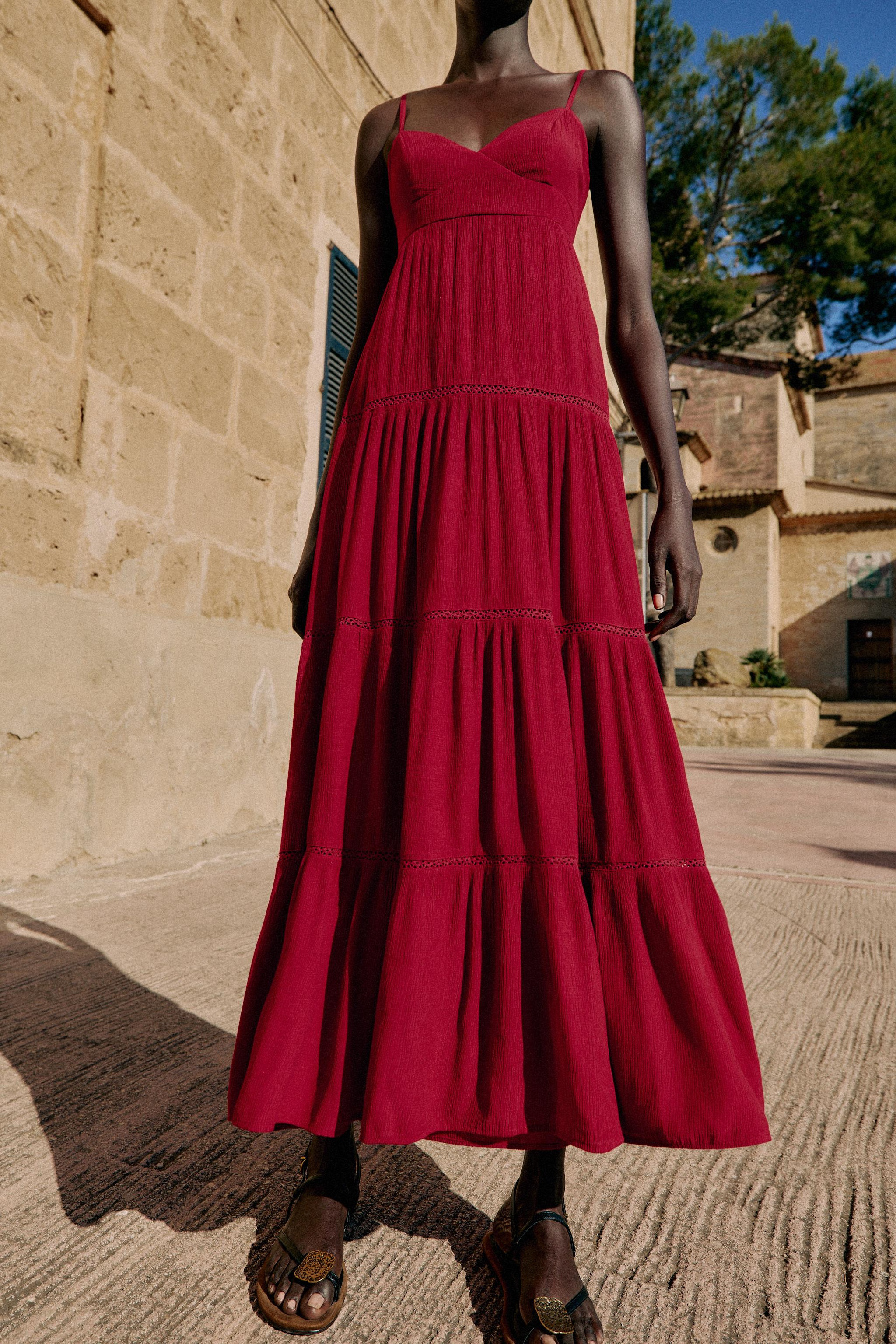 LONG STRAPPY DRESS | Zara US