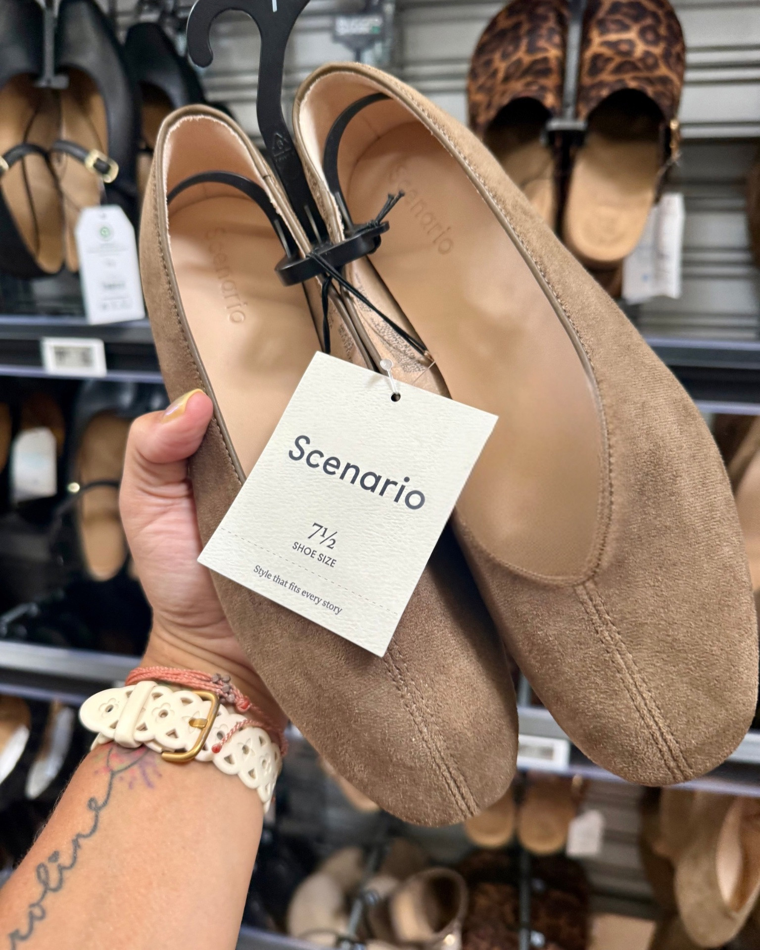 Ran into Walmart for a quick trip yesterday and obviously had to check out the new Scenario brand 👀

These faux suede ballet flats immediately caught my eye. The neutral color, V-cut top and super simple shape make them an easy everyday pair, and they have a memory foam footbed 🙌🏻

Very cute for fall without spending a ton. Walmart is really making it hard to just run in for one thing 😂

Scenario faux suede ballet flats | Walmart | women’s flats | ballet flats | neutral flats | fall shoes | affordable fashion | Walmart fashion | everyday shoes

#LTKCon #LTKOver40 #LTKWorkwear