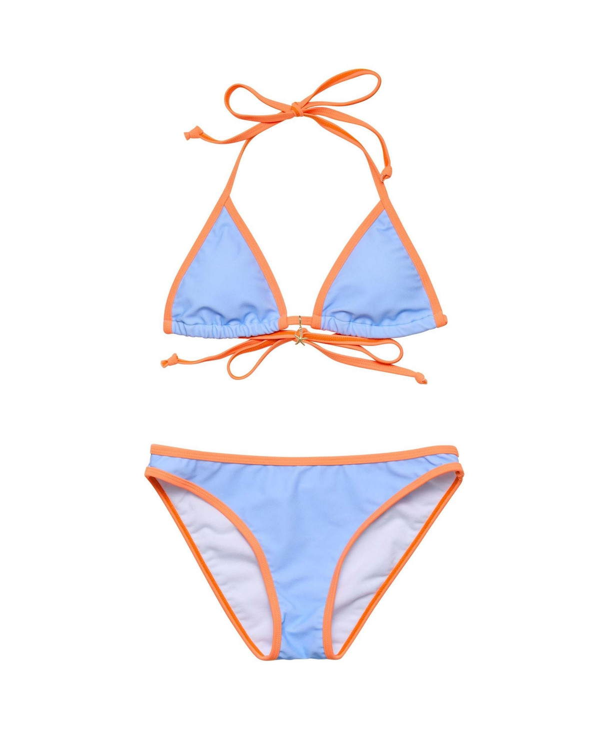 Snapper Rock Big Girls Sea Sorbet Teen Triangle Bikini - Blue | Macy's
